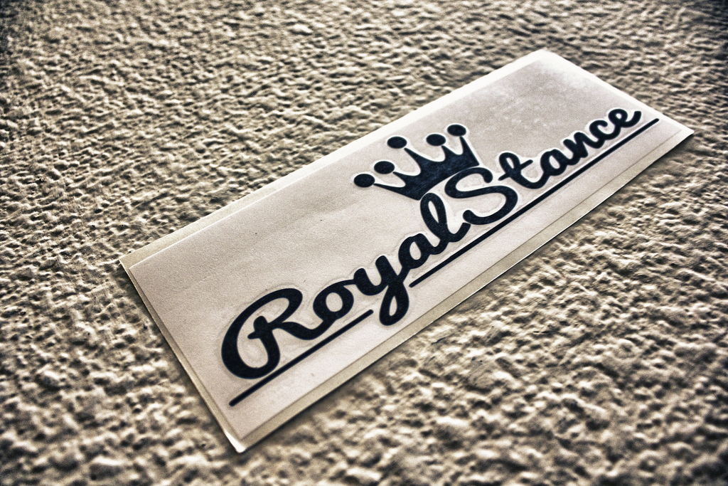 Royal Stance stickers are now available in our shop section by Masi Abd